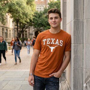 Fanatics University of Texas Longhorns Burnt Orange Graphic Tee - Men's Large